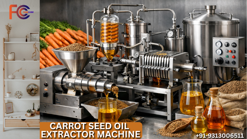 Carrot Seed Oil Extractor Machine: Price, Process & Industrial Uses