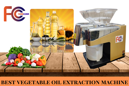 What is the capacity of an oil extraction machine & how does the oil extraction process work?